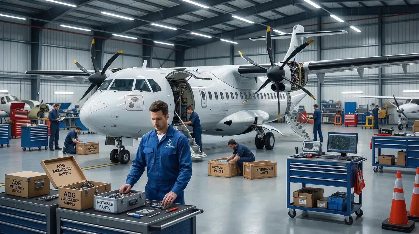 AOG emergency aircraft parts support